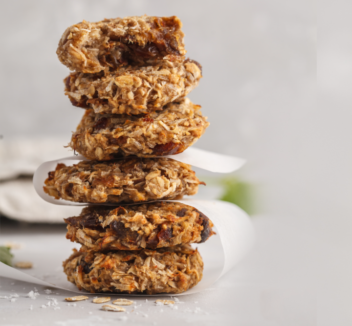 Barrinha de castanha, banana e açúcar mascavo.